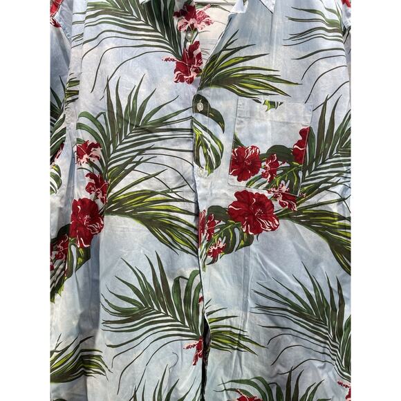 South Pole Shirt Men’s Hawaiian Short Sleeve ButtonUp All over Size 2XL Preowned - Picture 9 of 14